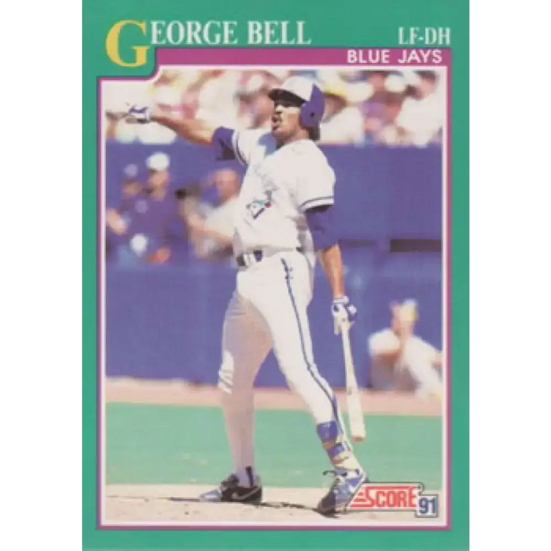 1991 Score #195 George Bell NM-MT Toronto Blue Jays Baseball Card - Baseball Card Single
