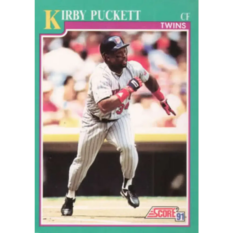 1991 Score #200 Kirby Puckett NM-MT Minnesota Twins Baseball Card - Baseball Card Single