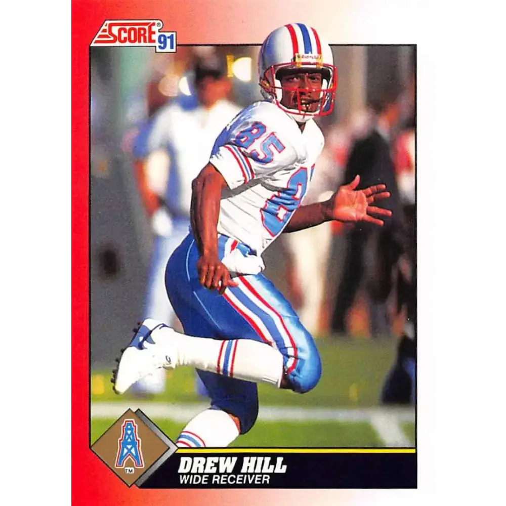 1991 Score #215 Drew Hill EX Excellent Houston Oilers Football Card - Football Card Single
