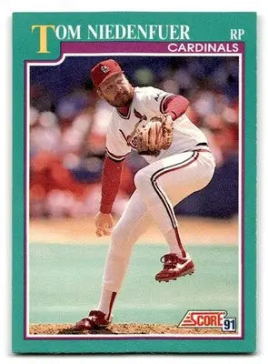 1991 Score #217 Tom Niedenfuer - Baseball Card Single