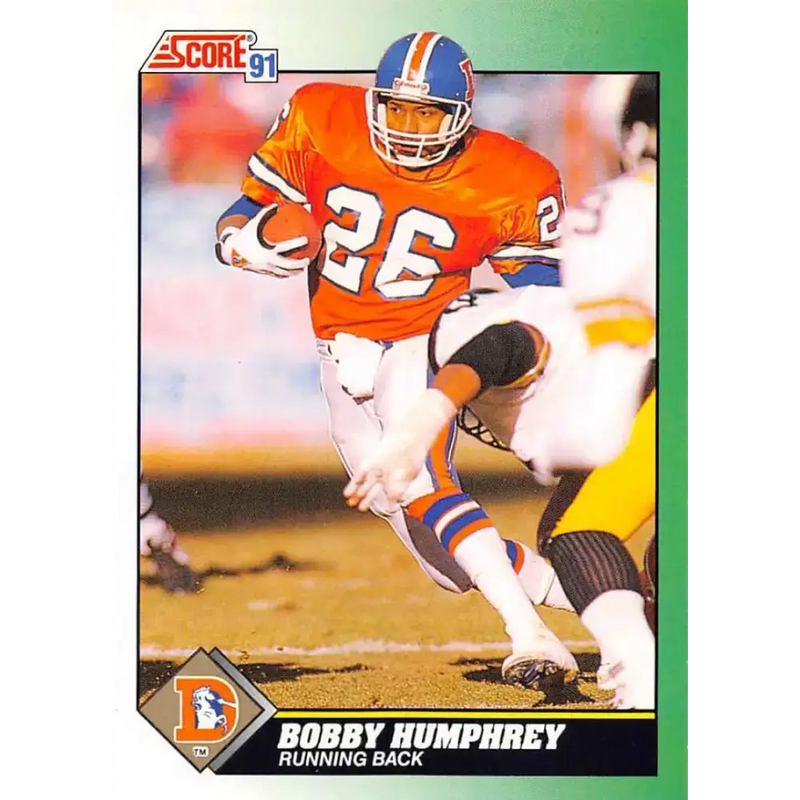 1991 Score #226 Bobby Humphrey EX Excellent Denver Broncos Football Card - Football Card Single