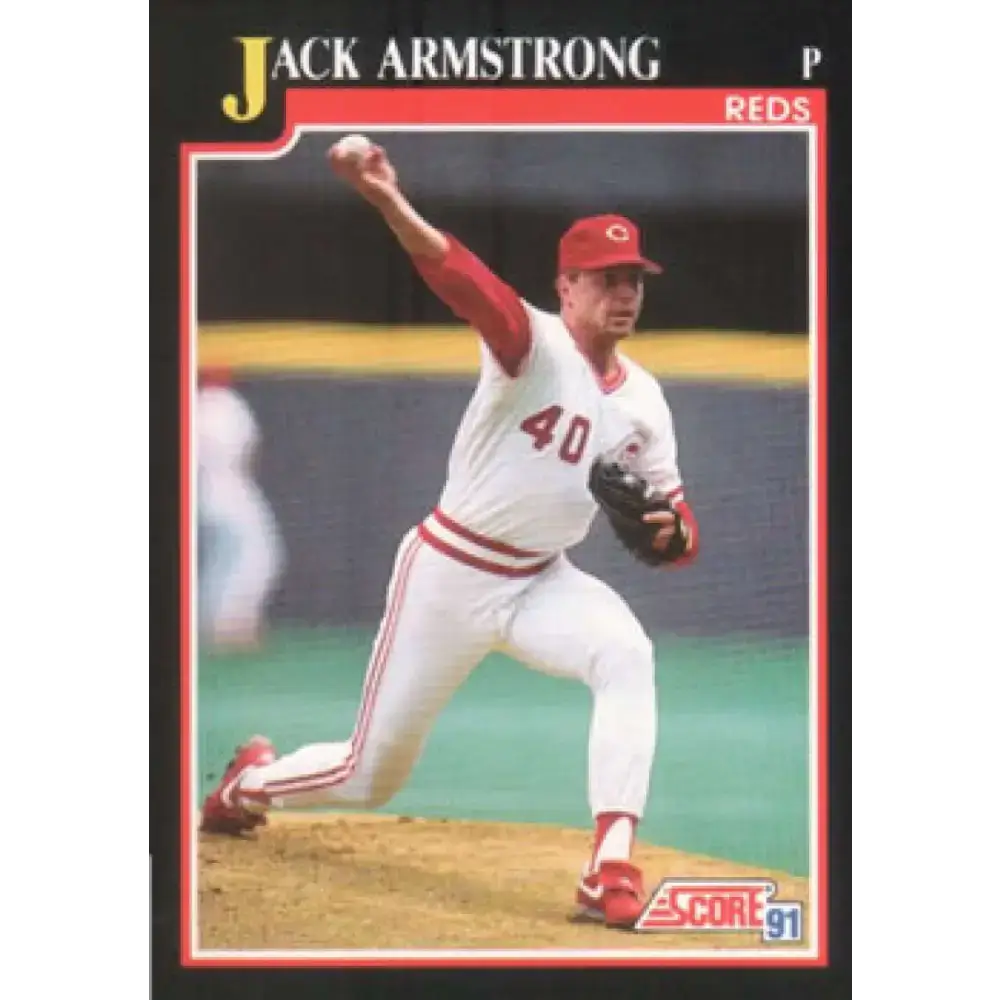 1991 Score #231 Jack Armstrong NM-MT Cincinnati Reds Baseball Card - Baseball Card Single