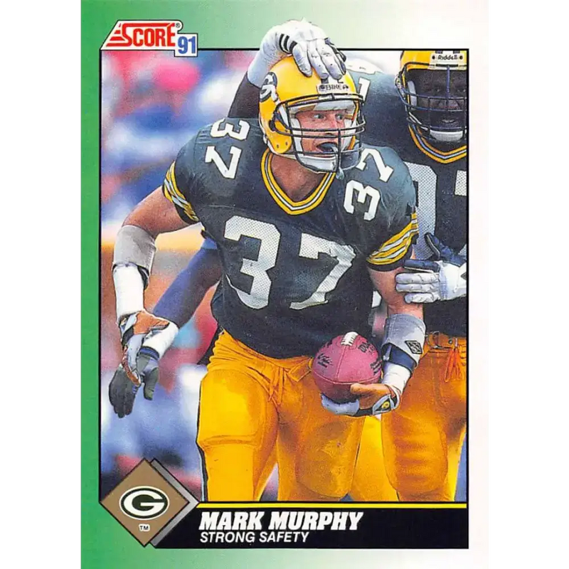 1991 Score #231 Mark Murphy EX Excellent Green Bay Packers Football Card - Football Card Single
