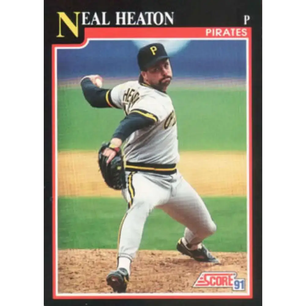 1991 Score #233 Neal Heaton NM-MT Pittsburgh Pirates Baseball Card - Baseball Card Single