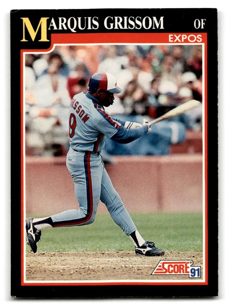 1991 Score #234 Marquis Grissom - Baseball Card Single