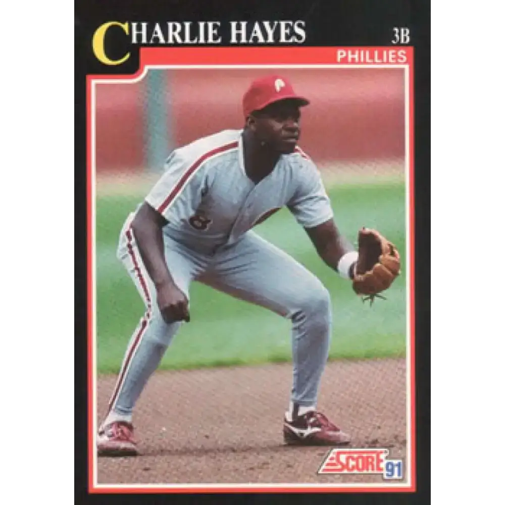 1991 Score #238 Charlie Hayes NM-MT Philadelphia Phillies Baseball Card - Baseball Card Single
