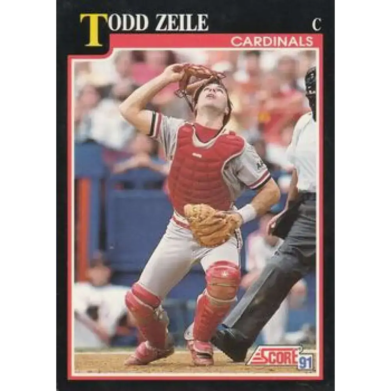 1991 Score #240 Todd Zeile NM-MT St. Louis Cardinals Baseball Card - Baseball Card Single