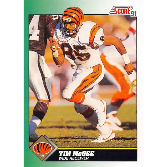 1991 Score #241 Tim McGee EX Excellent Cincinnati Bengals Football Card - Football Card Single