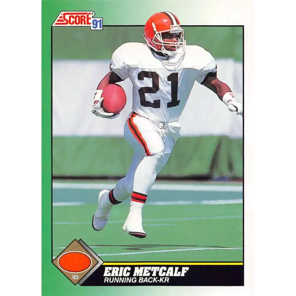 1991 Score #245 Eric Metcalf EX Excellent Cleveland Browns Football Card - Football Card Single