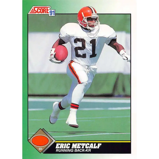 1991 Score #245 Eric Metcalf EX Excellent Cleveland Browns Football Card - Football Card Single