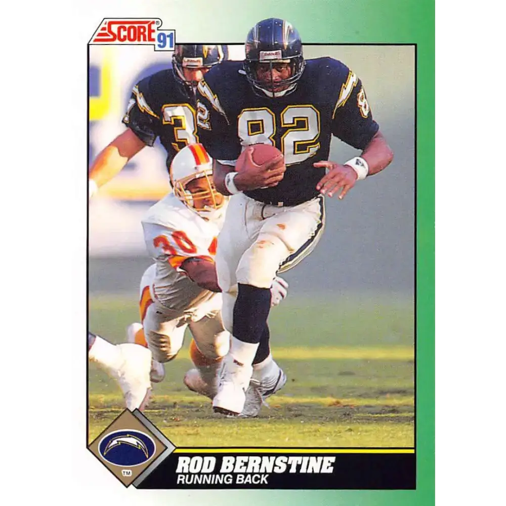 1991 Score #248 Rod Bernstine EX Excellent San Diego Chargers Football Card - Football Card Single