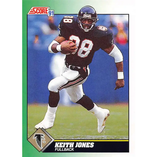 1991 Score #257 Keith Jones EX Excellent Atlanta Falcons Football Card - Football Card Single
