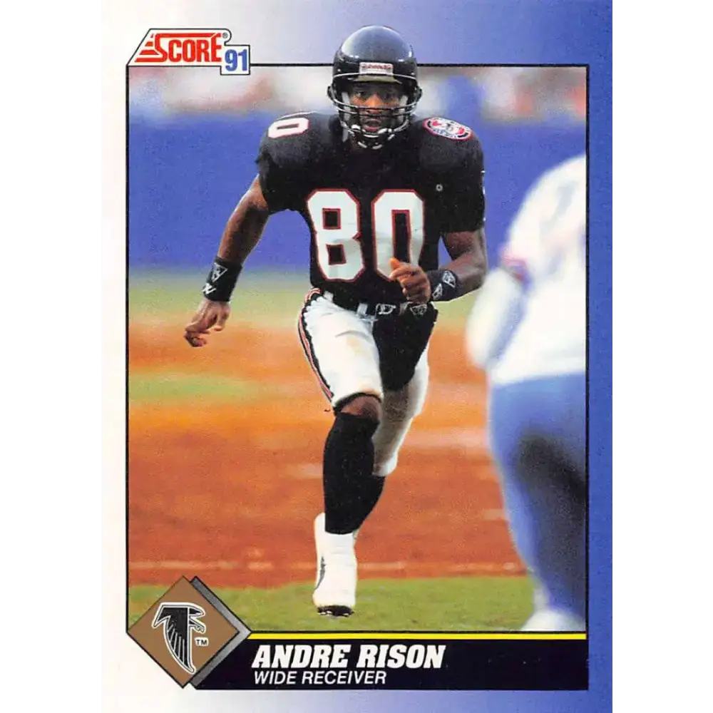 1991 Score #26 Andre Rison EX Excellent Atlanta Falcons Football Card - Football Card Single