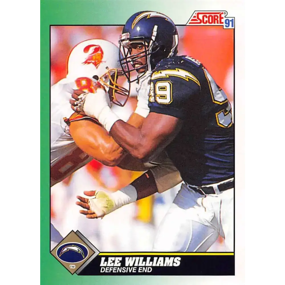 1991 Score #260 Lee Williams EX Excellent San Diego Chargers Football Card - Football Card Single