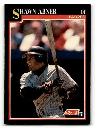1991 Score #261 Shawn Abner San Diego Padres Baseball Cards EX/NM ID:55164 - Baseball Card Single