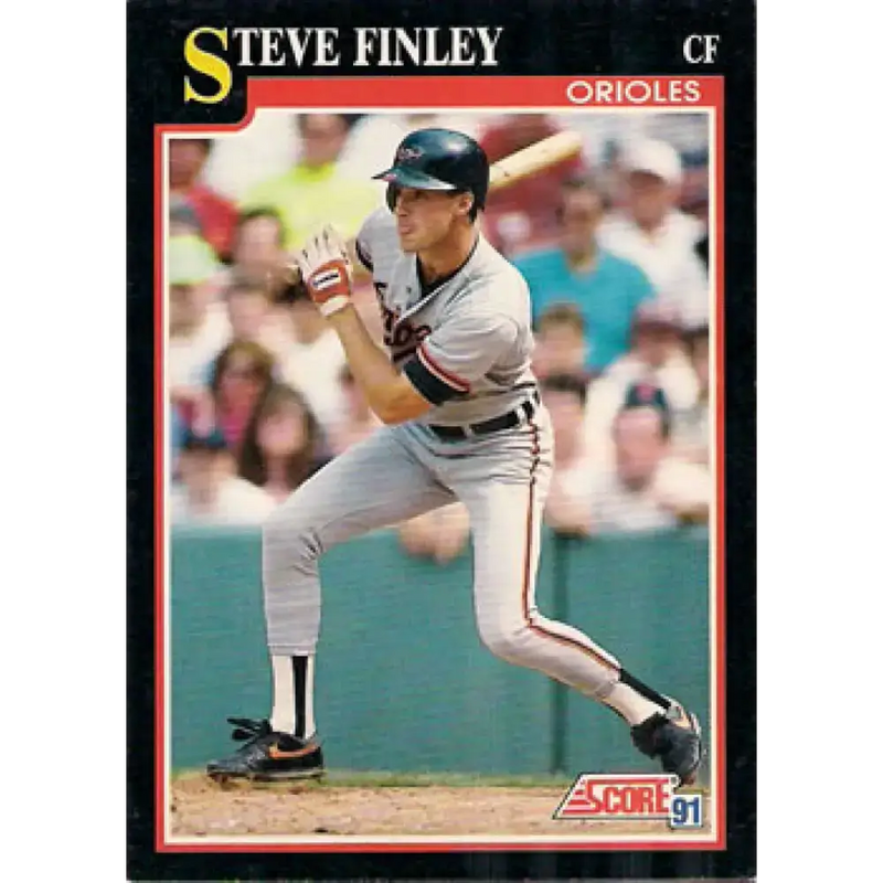 1991 Score #266 Steve Finley NM-MT Baltimore Orioles Baseball Card - Baseball Card Single