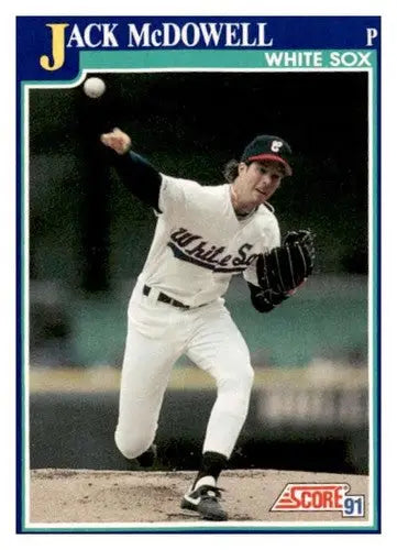 1991 Score #27 Jack McDowell EX/NM - Baseball Card Single