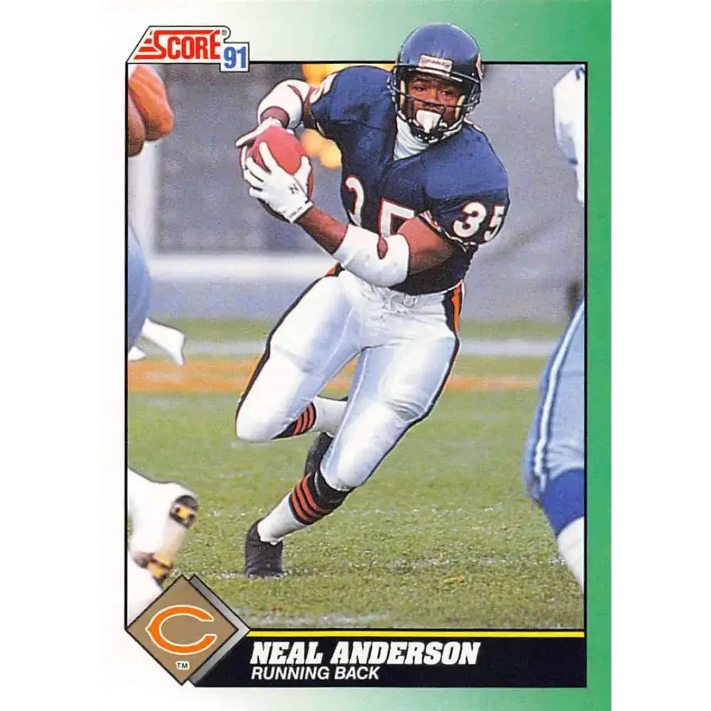 1991 Score #270 Neal Anderson EX Excellent Chicago Bears Football Card - Football Card Single