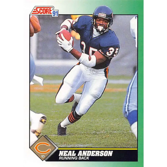 1991 Score #270 Neal Anderson EX Excellent Chicago Bears Football Card - Football Card Single