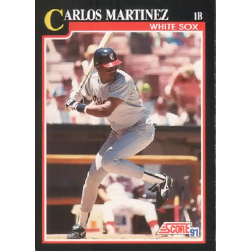 1991 Score #274 Carlos Martinez NM-MT Chicago White Sox Baseball Card - Baseball Card Single