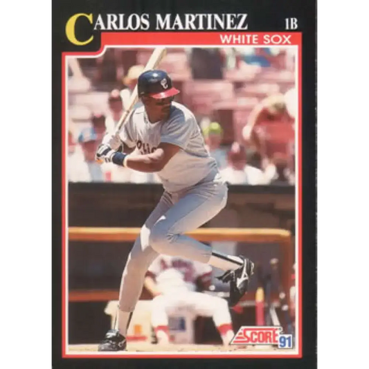 1991 Score #274 Carlos Martinez NM-MT Chicago White Sox Baseball Card - Baseball Card Single