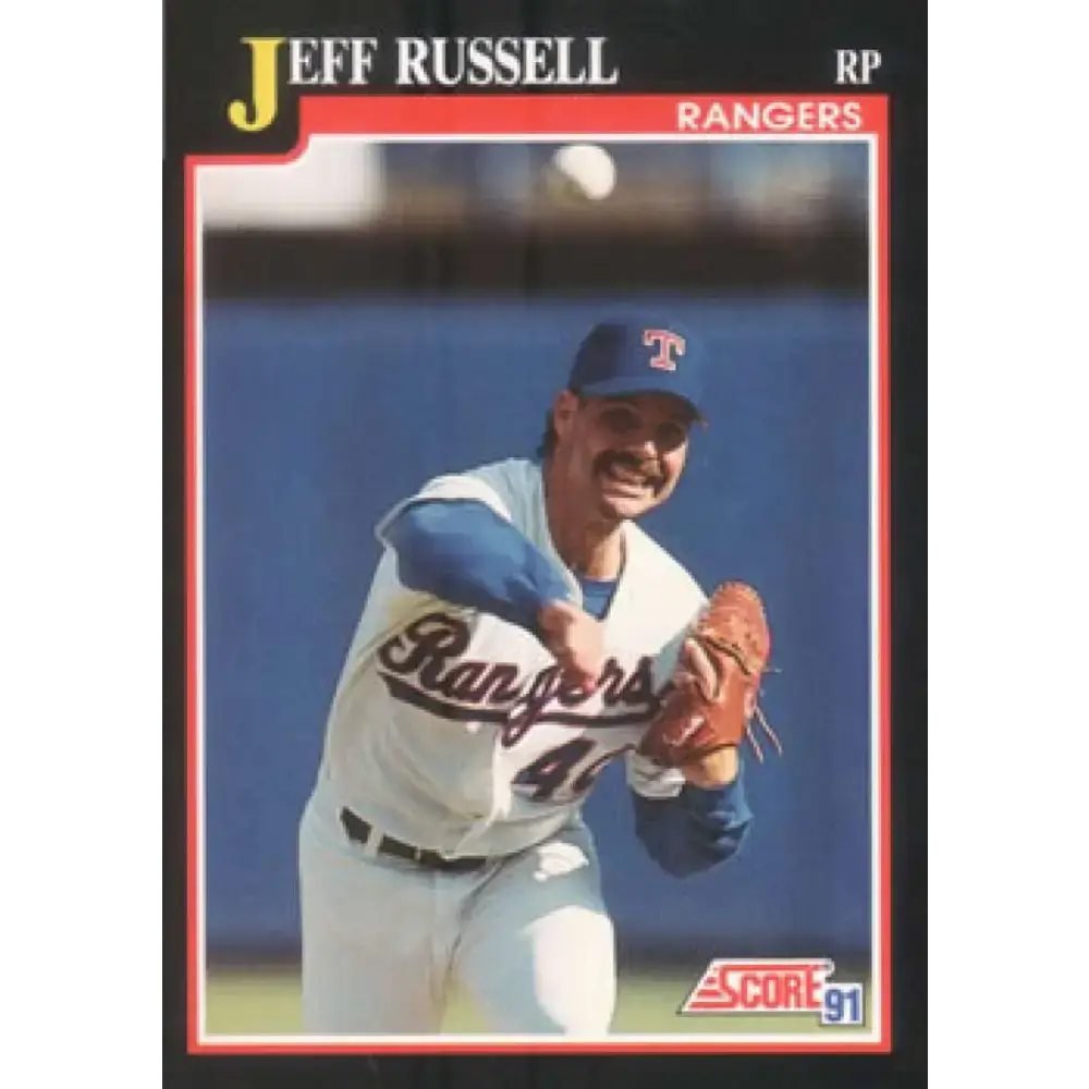 1991 Score #277 Jeff Russell NM-MT Texas Rangers Baseball Card - Baseball Card Single