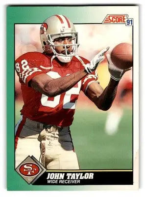 1991 Score #282 John Taylor - Football Card Single