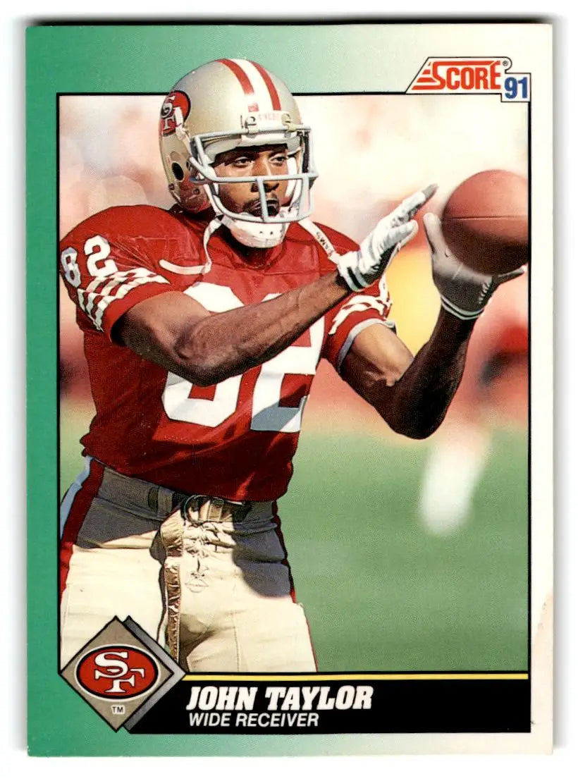 1991 Score #282 John Taylor - Football Card Single