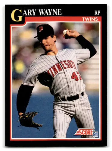 1991 Score #283 Gary Wayne EX/NM Twins ID:70088 - Baseball Card Single