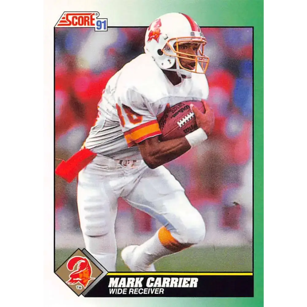 1991 Score #290 Mark Carrier EX Excellent Tampa Bay Buccaneers Football Card - Football Card Single