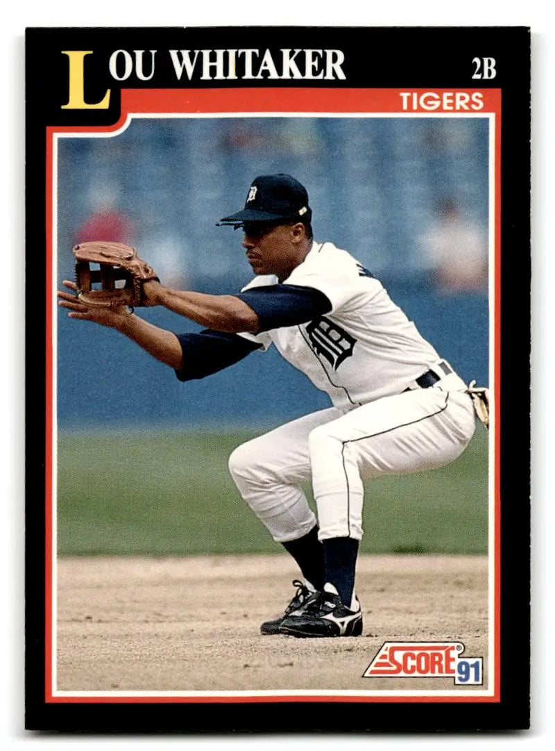 1991 Score #297 Lou Whitaker - Baseball Card Single