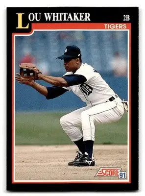 1991 Score #297 Lou Whitaker - Baseball Card Single