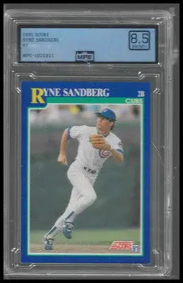 1991 Score #3 Ryne Sandberg MPE 8.5 - Baseball Card Single
