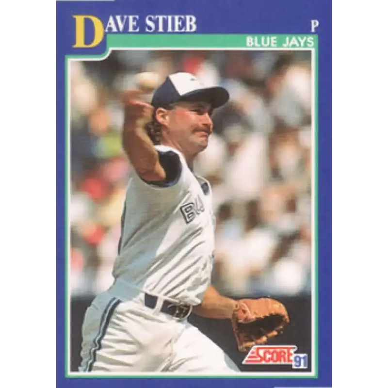 1991 Score #30 Dave Stieb UER NM-MT Toronto Blue Jays Baseball Card - Baseball Card Single