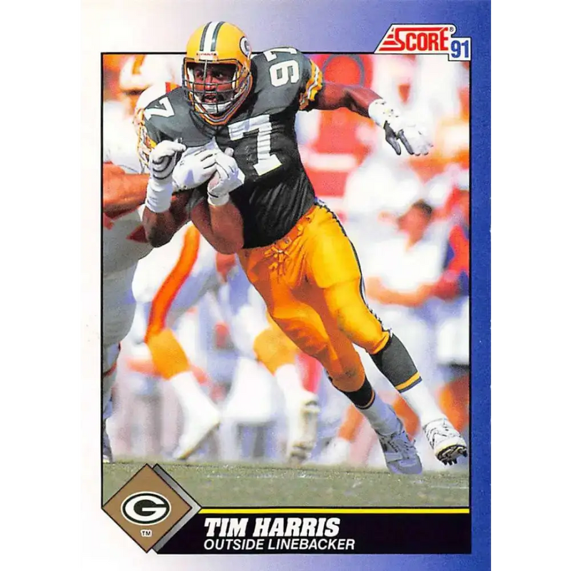 1991 Score #30 Tim Harris EX Excellent Green Bay Packers Football Card - Football Card Single