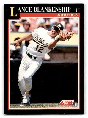 1991 Score #303 Lance Blankenship - Baseball Card Single