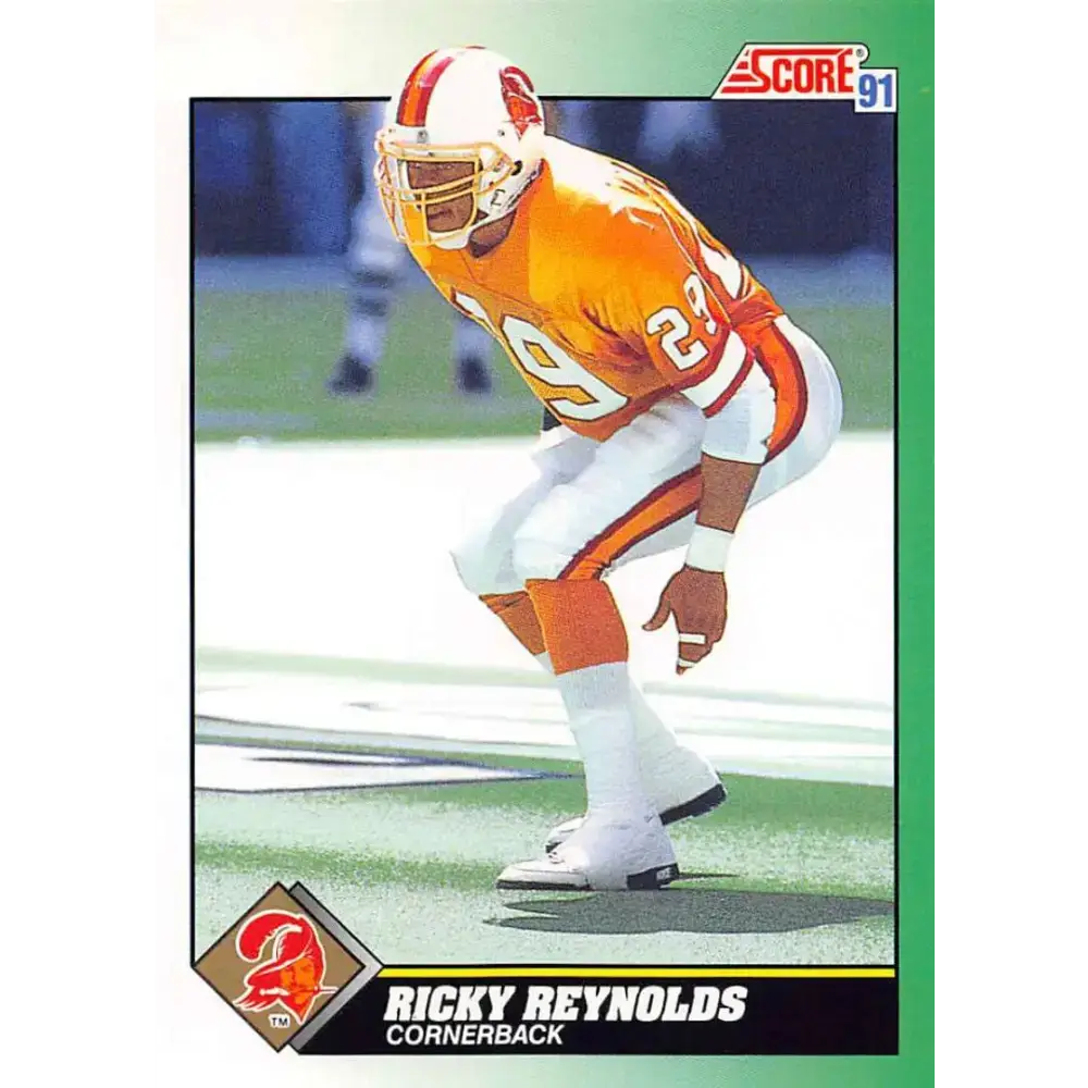 1991 Score #308 Ricky Reynolds EX Excellent Tampa Bay Buccaneers Football Card - Football Card Single