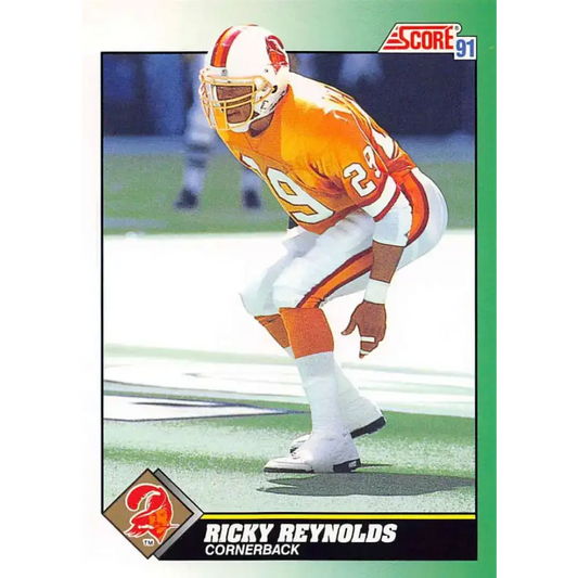 1991 Score #308 Ricky Reynolds EX Excellent Tampa Bay Buccaneers Football Card - Football Card Single
