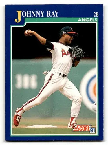 1991 Score #31 Johnny Ray California Angels Baseball Cards EX/NM ID:57521 - Baseball Card Single