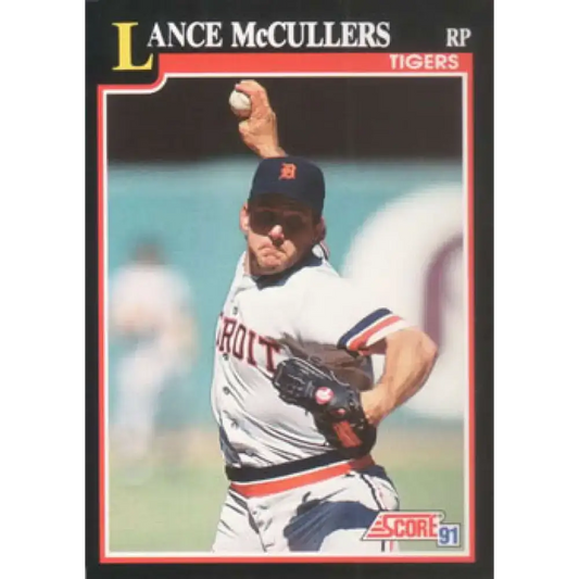 1991 Score #313 Lance McCullers NM-MT Detroit Tigers Baseball Card - Baseball Card Single