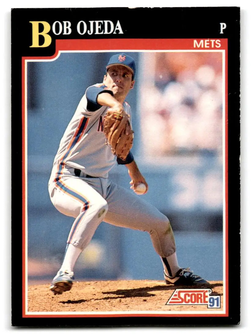1991 Score #321 Bob Ojeda - Baseball Card Single