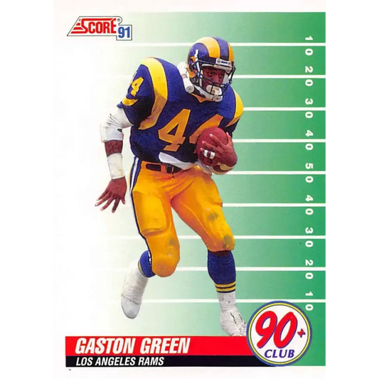1991 Score #322 Gaston Green EX Excellent Los Angeles Rams Football Card - Football Card Single