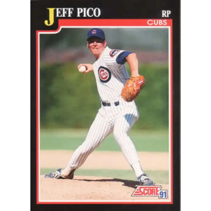 1991 Score #326 Jeff Pico NM-MT Chicago Cubs Baseball Card - Baseball Card Single