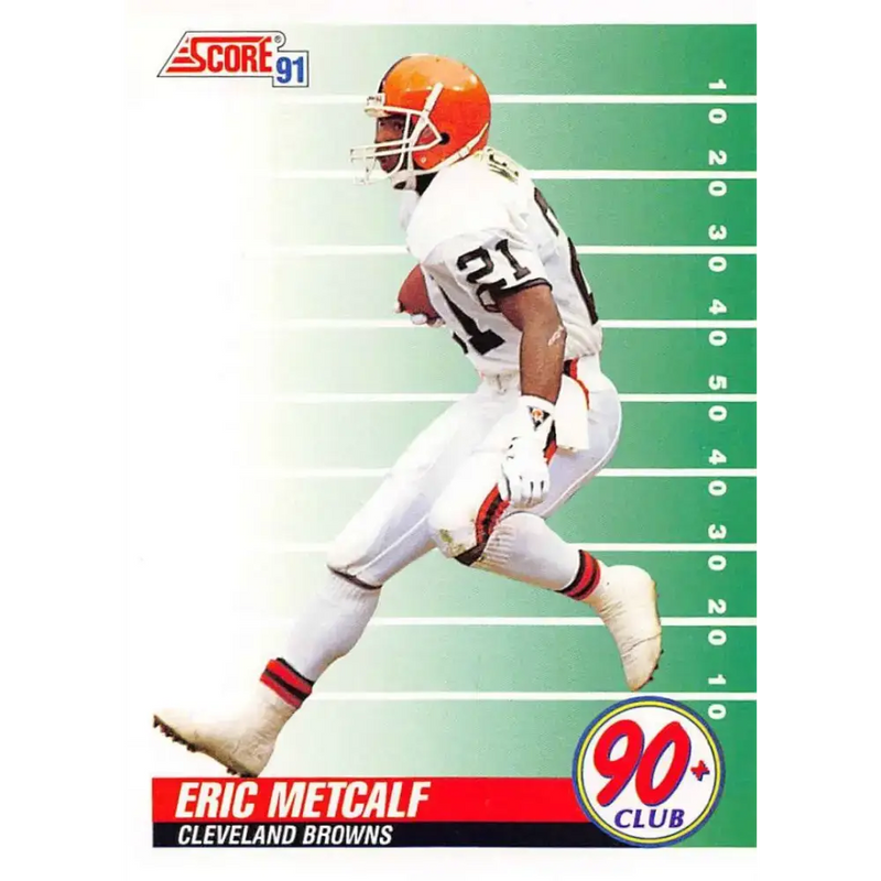 1991 Score #328 Eric Metcalf EX Excellent Cleveland Browns Football Card - Football Card Single