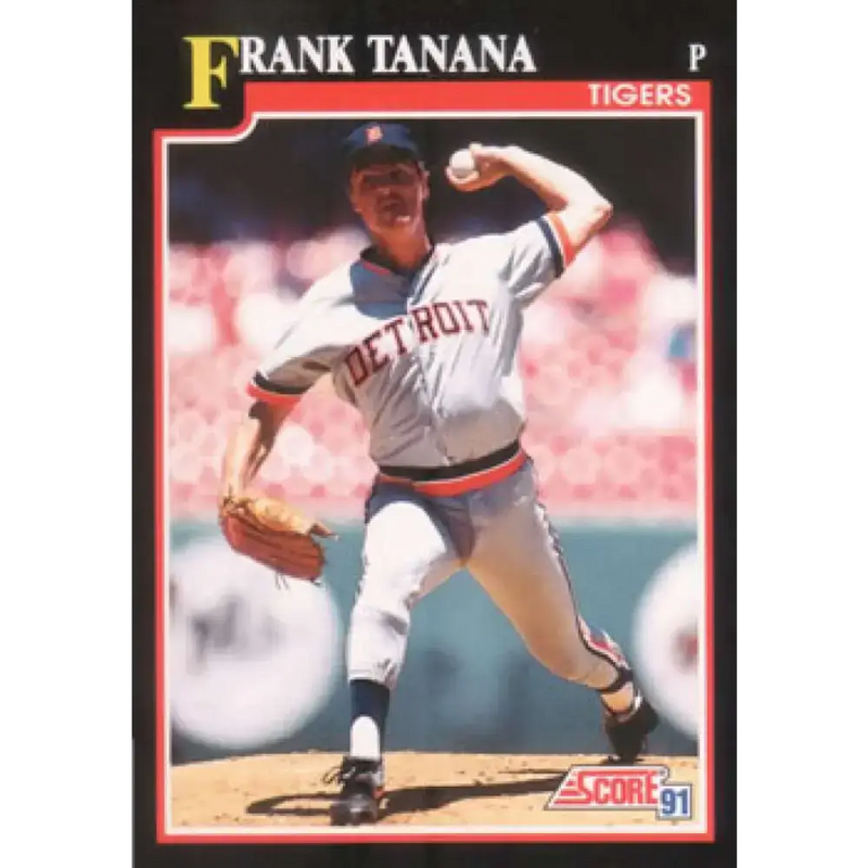 1991 Score #328 Frank Tanana NM-MT Detroit Tigers Baseball Card - Baseball Card Single