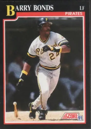 1991 Score #330 Barry Bonds NM-MT Pirates - Baseball Card Single