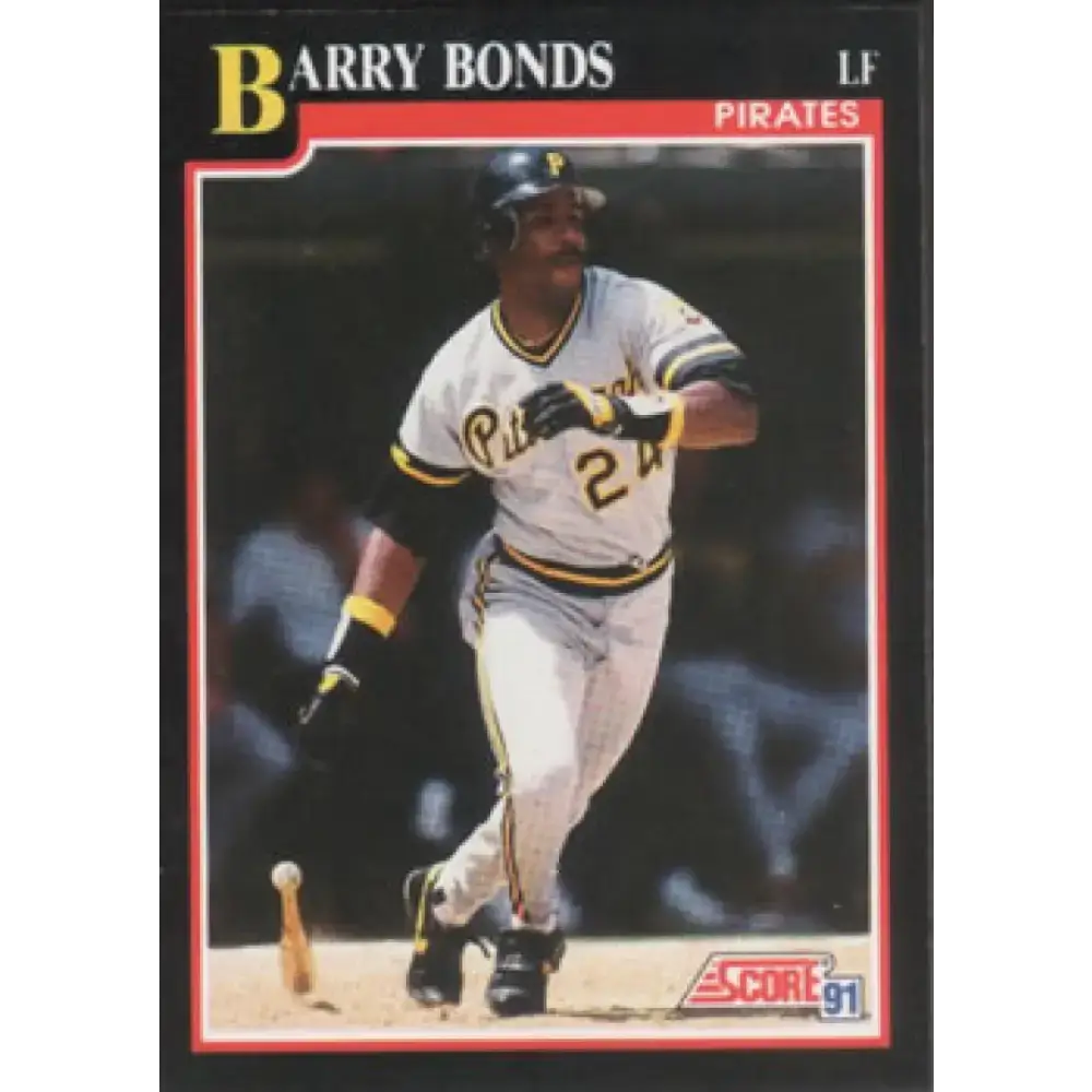 1991 Score #330 Barry Bonds NM-MT Pittsburgh Pirates Baseball Card - Baseball Card Single