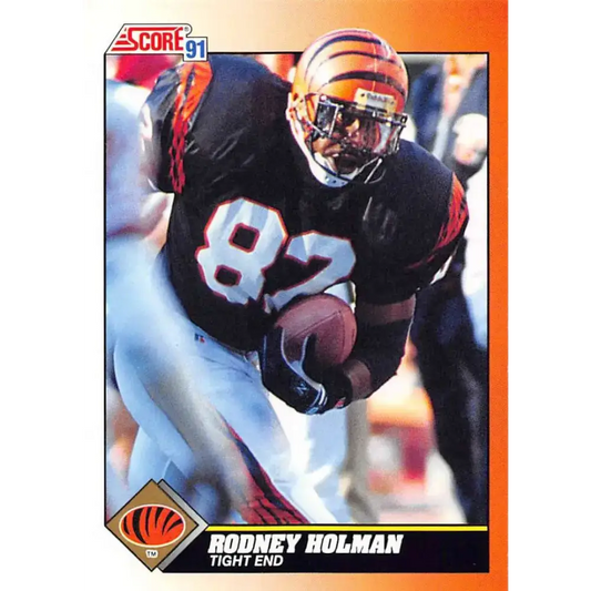 1991 Score #349 Rodney Holman EX Excellent Cincinnati Bengals Football Card - Football Card Single