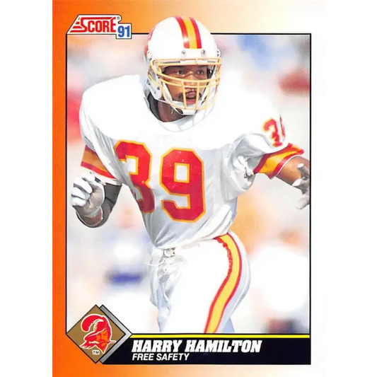 1991 Score #351 Harry Hamilton EX Excellent Tampa Bay Buccaneers Football Card - Football Card Single