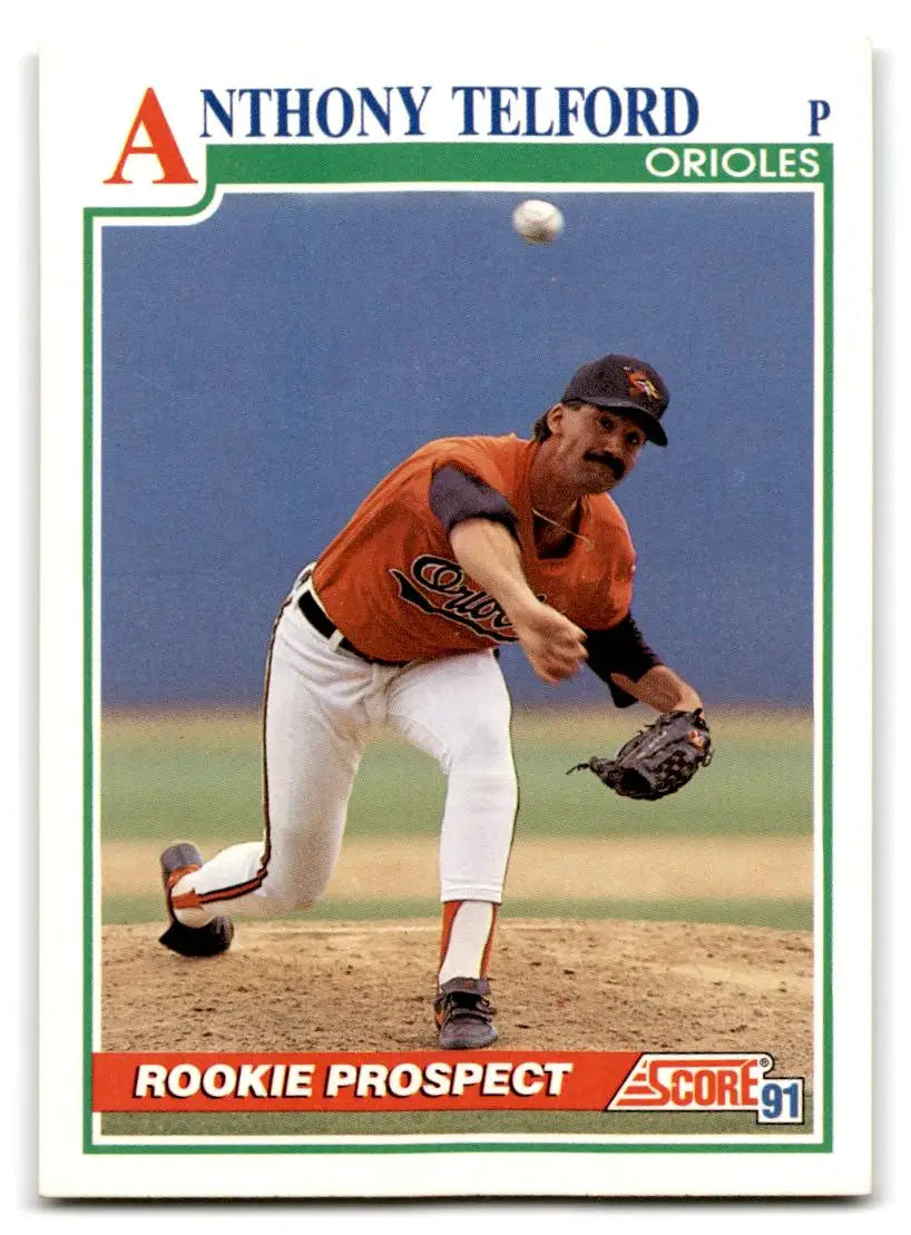 1991 Score #354 Anthony Telford - Baseball Card Single